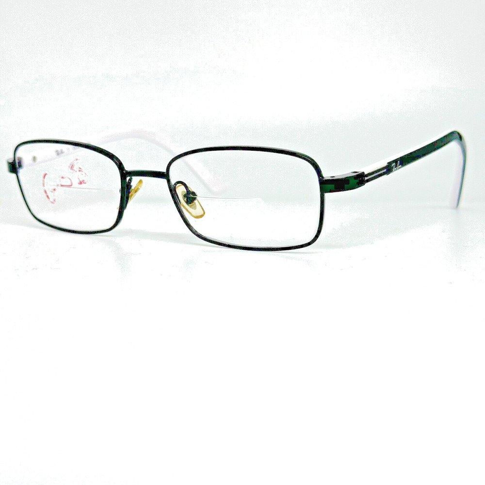 Ray-Ban RB1037 4005 Kids Eyeglasses Frames Black White Square‎ 45-16-125 H750